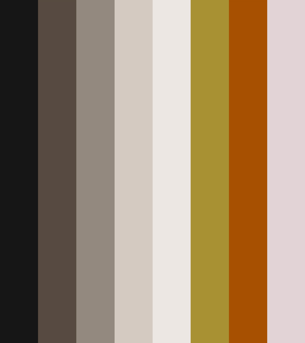 brand colors shown as bands