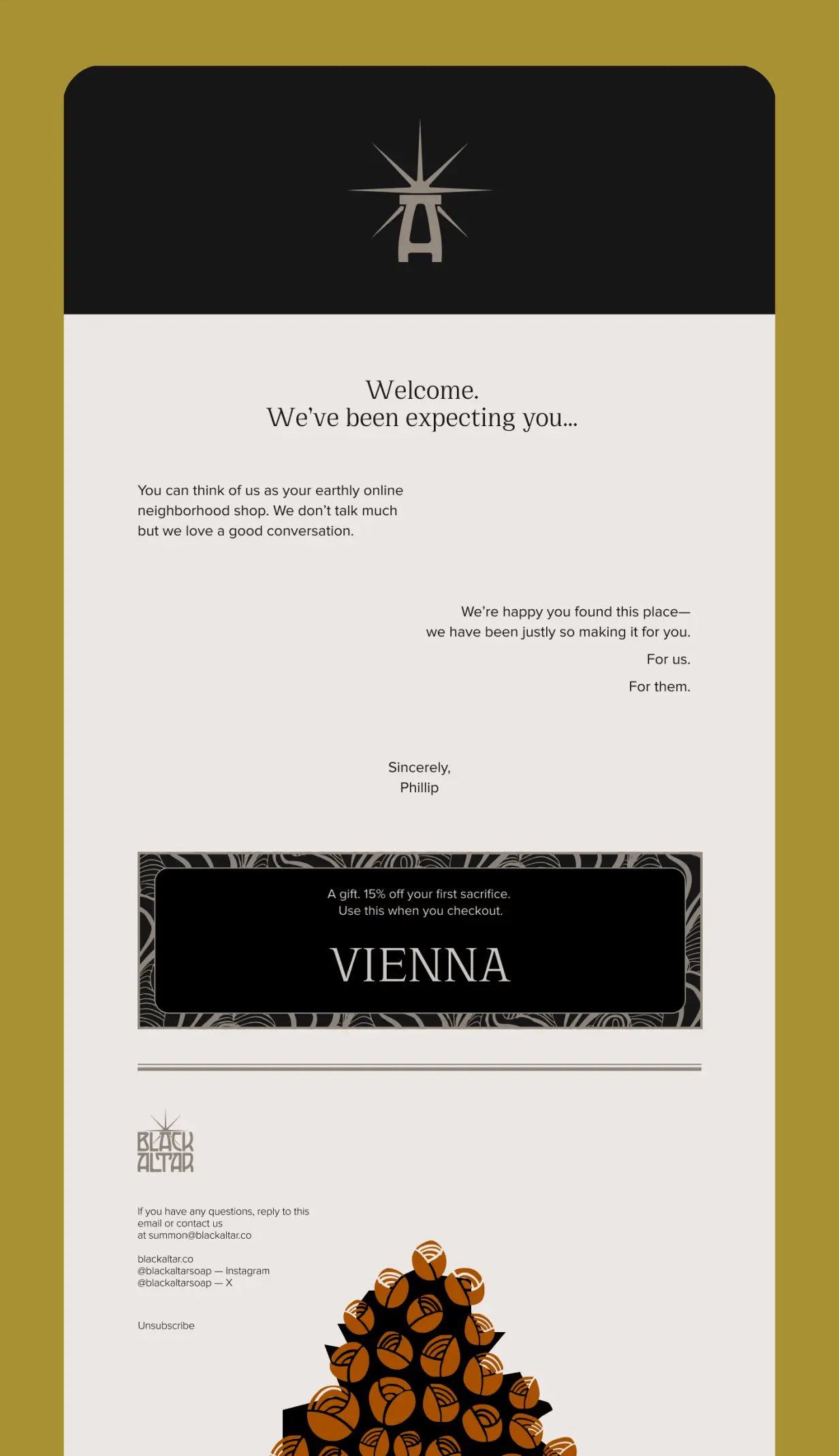 An image showcasing email design